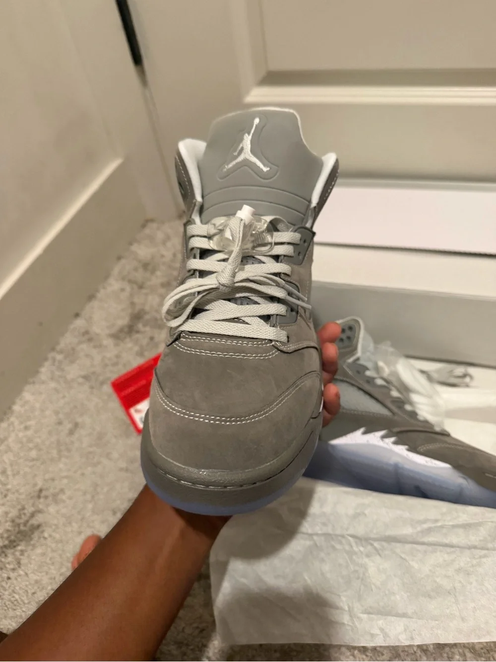 Jordan suede upper